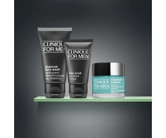 „Clinique The Intense Hydration System“ kompleksinis veido kremas 50 ml + veido šveitiklis 30 ml + veido prausimosi gelis 50 ml