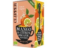 Clipper - Mango ir citrusinių vaisių užpilas - Arbata 20 pakelių