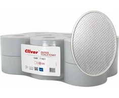 Cliver Cliver tualetinis popierius 130m 1w makulatūros pilkas (12) -