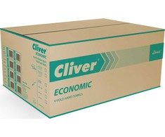 Cliver RANŠLUOŠOS ZZ CLIVER 1W PERDIRBTAS POPIERIUS (20 X 200), Baltas