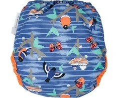 Close Caboo daugkartinės sauskelnės Pop-in AIO Twilight Garden 4.5-16 kg, 1 vnt.