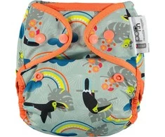 Close Caboo daugkartinės sauskelnės Pop-in AIO Toucan 4.5-16 kg, 1 vnt.