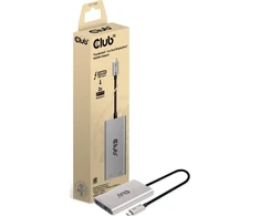 „Club 3D“ AV signalo perdavimo sistema „Club 3D“ vaizdo šakotuvas „Thunderbolt“ 3–2 DP, dvigubas 4K60Hz arba vienas 8K60Hz/4K120Hz