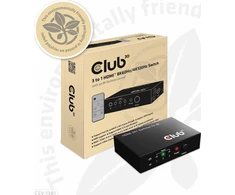 Club 3D Club3D jungiklis 1:3 HDMI 8K60Hz/4K120Hz, 3 portai