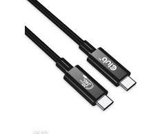 USB kabelis Club 3D USB-C - USB-C 2 m Juodas (CAC- 1575)