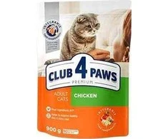 Visavertis sausas pašaras suaugusioms katėms CLUB 4 PAWS PREMIUM su vištiena, 14 kg