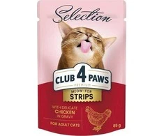 Club 4 Paws Selection konservai katėms su vištiena padaže, 85 g