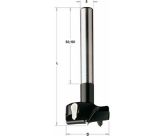 Grąžtas lankstų skylėms gręžti HM D=20x90 S=10x60 RH, CMT