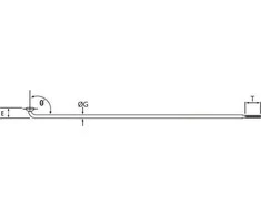 Cn Spoke CNSPOKE šaukštai 134T 2.3-2.3-2.0 nerūdijančio plieno 292mm juoda 72 vienetų.