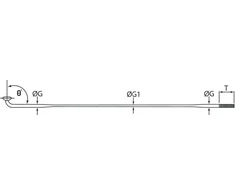 Cn Spoke DB474 Stipinai 2.0-1.5-2.0 SST 274mm Juoda 36vnt.