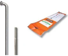 Cn Spoke Strypai 134T 2.3-2.3-2.0 nerūdijančio plieno 298mm sidabro 72 vnt.