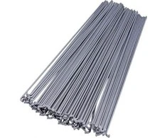 Cn Spoke Stipinai CNSPOKE STD14 2.0-2.0-2.0 nerūdijantis plienas 250mm sidabras + speneliai 144vnt. - CN-STD250