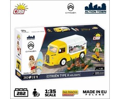 Statybų žaidimas - COBI - CITROËN TYPE H HOLIDAYS - Geltona - Surinkti patiems - 320 g