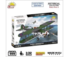 Cobi Kaladėlės Fairey Swordfish lėktuvas HMS Ark Royal 1:32