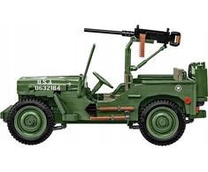 Cobi Executive Edition Willys MB ir priekaba