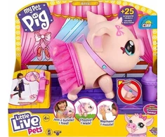 Moose Toys Figūrėlė Interaktyvi figūrėlė „Little Live Pets“ – balerina, kiaulė