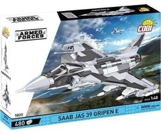 Cobi Konstruktorius karinis lėktuvas Saab Jas 39 Gripen E, 480 detalių