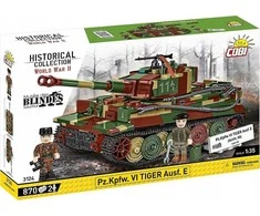 Cobi Klocki Pz.kpfw blokuoja vi tiger ausf. e 870 blokų