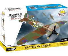 Statybinis žaidimas - COBI - Spitfire Mk. I N3200 - Kamufliažas - 146 elementai - Pagaminta ES