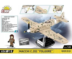 Maketas - COBI - Macchi C.202 'Folgore' - 576 dalys - Plastikas - Renkama pačiam