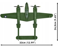 Klocki Lockheed P-38 Lightning 332 klocki