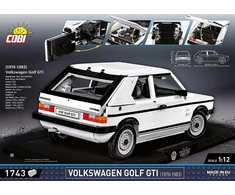 Statybinis žaidimas - COBI - Volkswagen Golf GTI (1976-1983) - Vykdomasis leidimas - 1743 dalys - Balta
