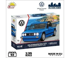 Cobi Kaladėlės Volkswagen Golf GTI British Version Cabriolet 1984 1:35