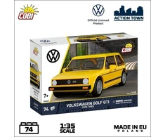 Cobi Kaladėlės Volkswagen Golf GTI geltonas modelis 1:35