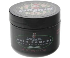 „Cock Grease Extra Stiff X“ plaukų formavimo pomada, suteikianti blizgesio ir stiprios fiksacijos, 50 g