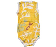 Cocoon Sale! Lodger Romper Botanimal cotton sleeveless bodysuit Spring 62 cm RF 053_62