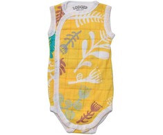 Cocoon Sale! Lodger Romper Botanimal cotton sleeveless bodysuit Spring 62 cm RF 053_62