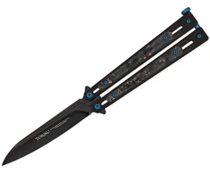 COLD STEEL Nóż Tokisu 02259 Balisong Bright Juodas Steel (01RU02259)