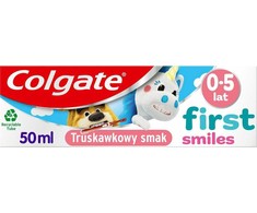 Colgate Colgate Kids Pasta do zębów vaikams 0-5 First Smiles - Smak Truskawkowy 50ml