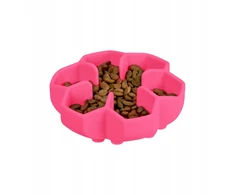 Collar WAU DOG lėkštė silikoninė lėtinanti 450ml rožinė