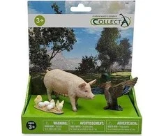 Collecta COLLECTA figūrėlių rinkinys iš 3 ŪKIO GYVŪNŲ PAKUOTĖJE (88480, 88378, 88863)