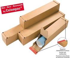 Colompac Colompac CP 072, pakavimo dėžutė, pristatymas, ruda, stačiakampė, 115 mm, 115 mm
