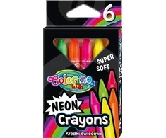 Vaškinės kreidelės Colorino Kids 6 spalvų