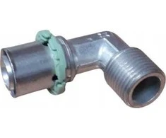 Comap Alkūnė 90 laipsnių GZ presuotas MultiSkin žalvaris / skarduotas 16x1/2