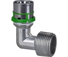Comap Alkūnė 90 laipsnių GZ presuotas MultiSkin žalvaris / skarduotas 20x3/4