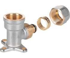 Comap Sieninė alkūnė GW suspaudžiama TurboSKIN žalvaris 16x1/2x16 (sukama)946631431-01 (DWZ)