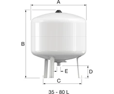Comap Išsiplėtimo indas Solarix 35/2,5 [10 bar]