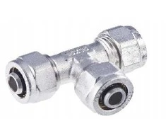 Comap „TurboSKIN“ žalvarinis užspaudžiamas redukcinis trišakis 20x16x20 (prisukamas) 9467513151-02