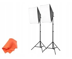 Comitso „FreePower 106“ 50x70cm komplektas 2400W 5500K nepertraukiamo apšvietimo komplektas su stovu