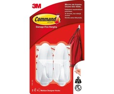 3M Vonios kambario kabliukai COMMAND 2 vnt.