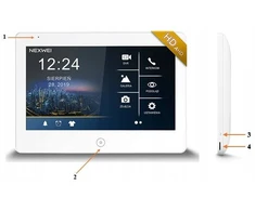Commax NW-VI10S-W NEXWEI 10 colių jutiklinio ekrano vaizdo monitorius