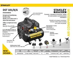 STANLEY betepalinis kompresorius 6L / 550W / 8BR