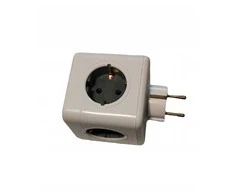 Aura_Line Skirstytuvas AURA LINE, 4 vt., 2USB C, 1,5m