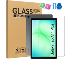 Strado-Tech Grūdintas stiklas skirtas Samsung Galaxy Tab A11+ SM-X210 / A9+ Plus SM-X230 - ochrona ekranu 9H, pełne pokrycie, oleofobowe