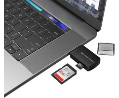 Conceptronic BIAN06B USB 3.2 Gen 1 (3.1 Gen 1) A tipo kortelių skaitytuvas, juodas