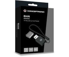 Skaitytuvas Conceptronic Conceptronic BIAN07B czytnik kart USB 3.2 Gen 1 (3.1 Gen 1) Type-A Juodas